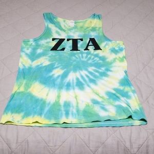 Zeta Tau Alpha tie dye tank
